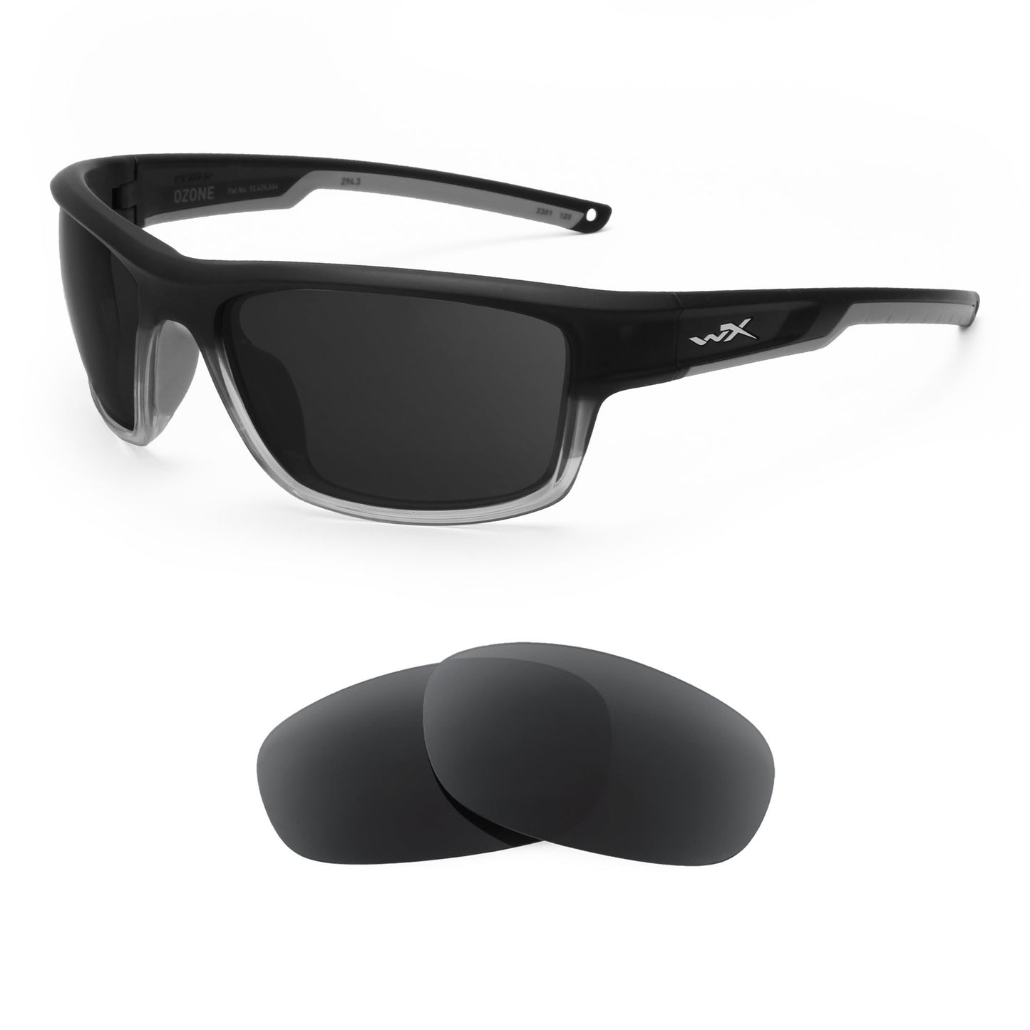 Wiley X Ozone sunglasses with replacement lenses