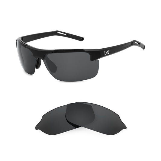 Wiley X Prime XL sunglasses with replacement lenses