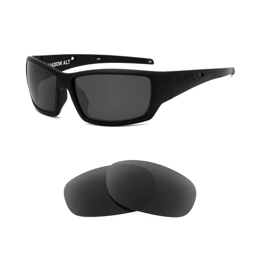 Wiley X Shadow (Alternative Fit) sunglasses with replacement lenses