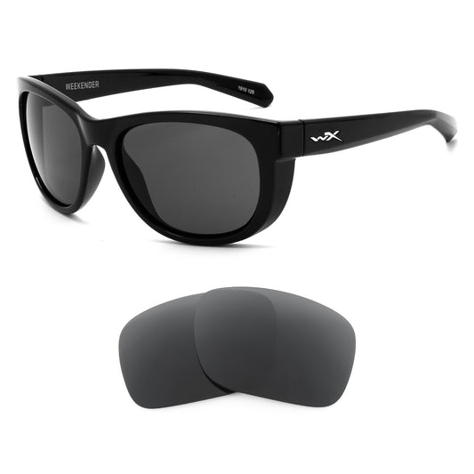 Wiley X Weekender sunglasses with replacement lenses