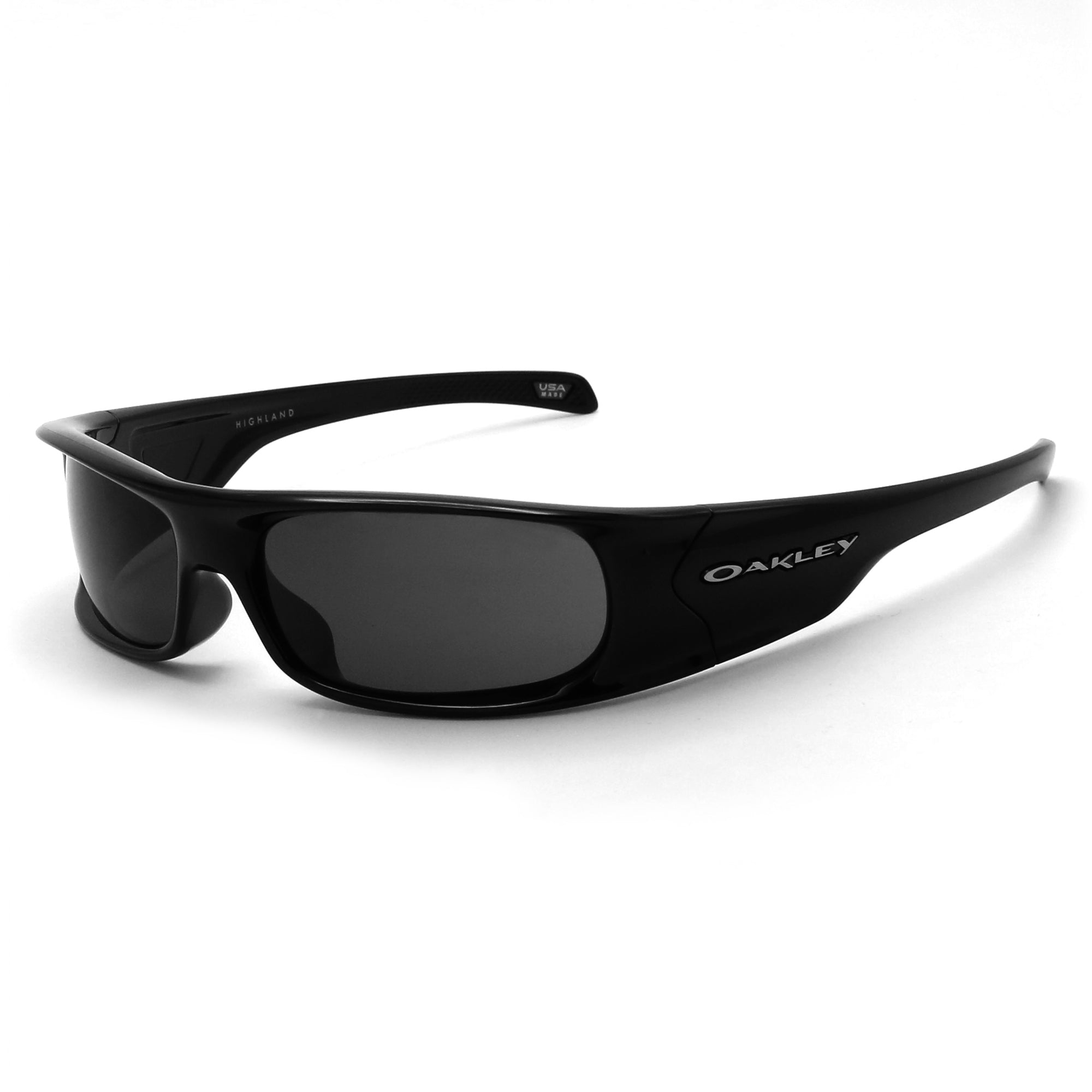 OAKLEYサングラス highland ブラック Oakley Highland Sunglasses In Polished Black/prizm Black - FREE