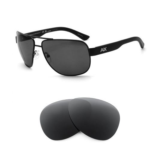 Revant replacement lenses compatible with Armani Exchange Ax2012s
