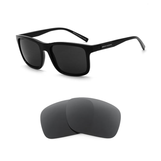 Armani Exchange AX4145S sunglasses with replacement lenses