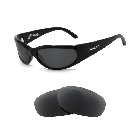 Revant replacement lenses compatible with Arnette Catfish An4302