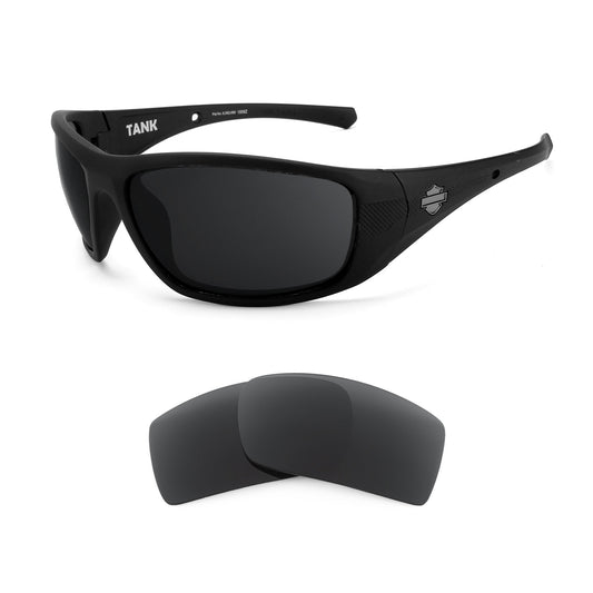 Revant replacement lenses compatible with Harley Davidson Tank