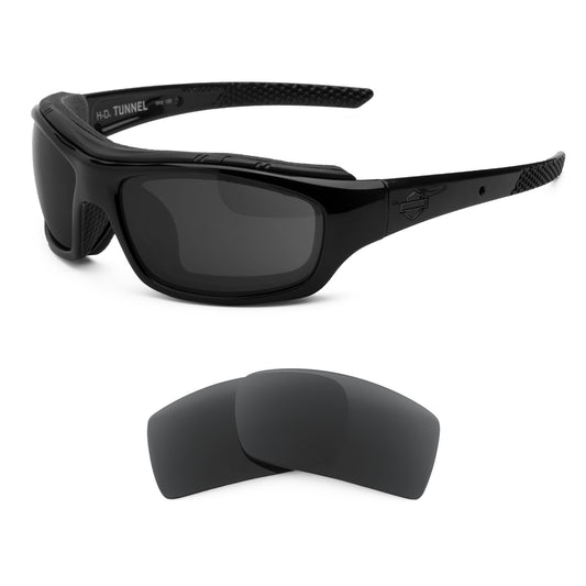 Revant replacement lenses compatible with Harley Davidson Tunnel