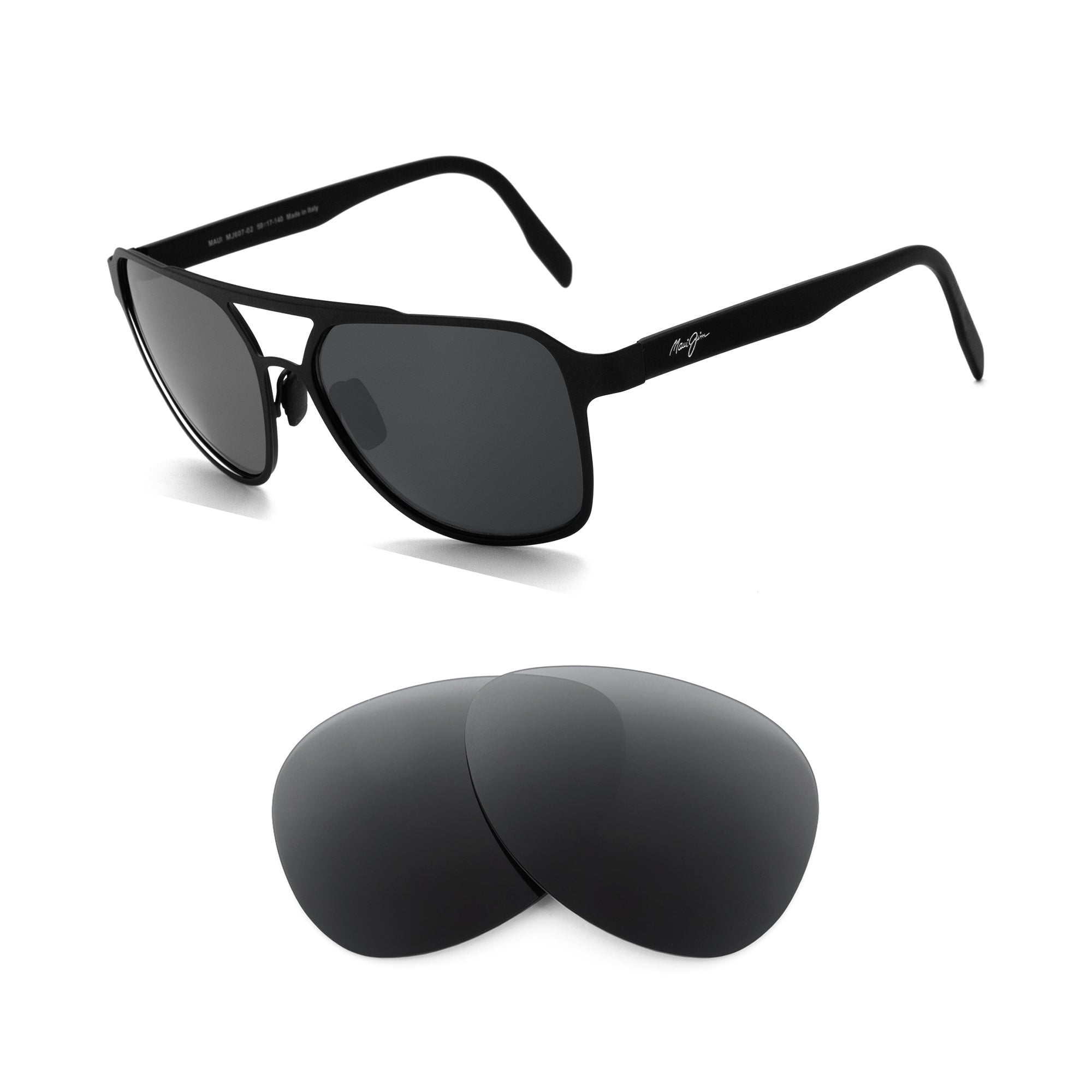 Maui Jim 2nd Reef MJ607 Replacement Lenses by Revant Optics
