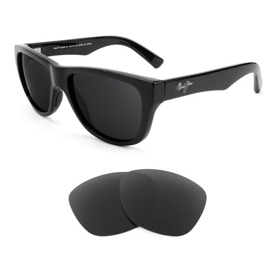 Maui Jim Cat III MJ209 Standard Polarized Emerald Green Mirror Replacement Lenses by Revant Optics