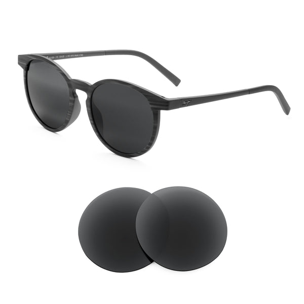 Maui Jim Kiawe MJ809 Replacement Lenses by Revant Optics