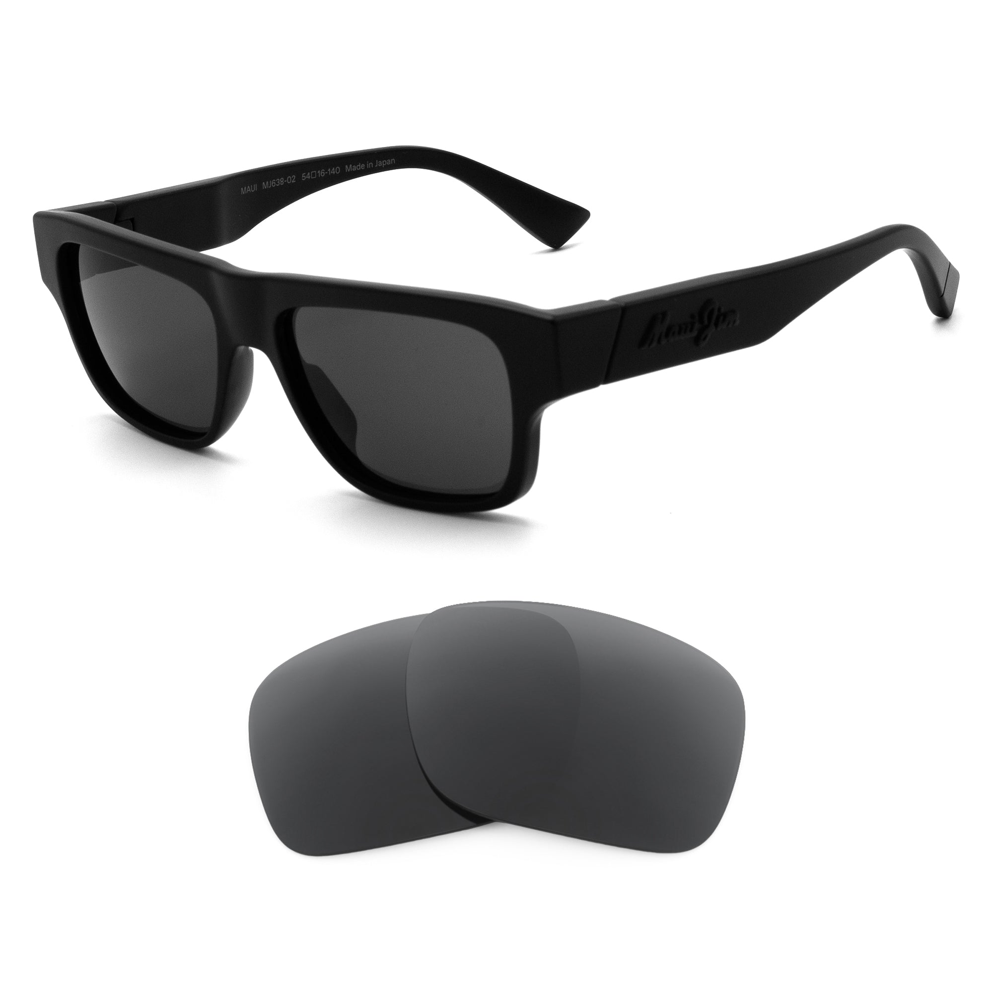 Maui Jim Kokua MJ638 Replacement Lenses by Revant Optics