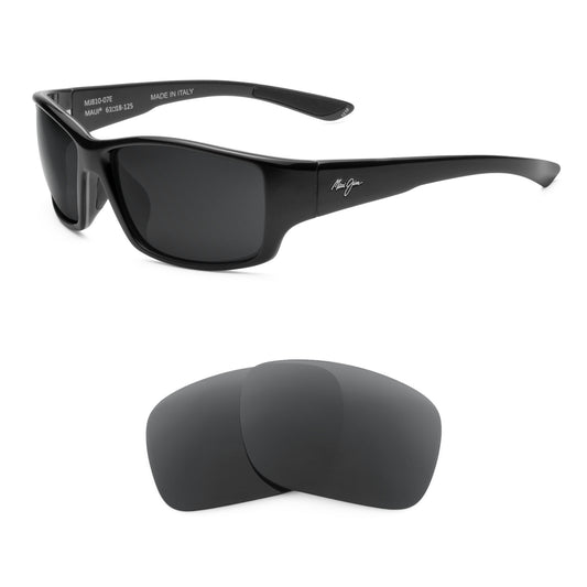 Revant replacement lenses compatible with Maui Jim Local Kine Mj810