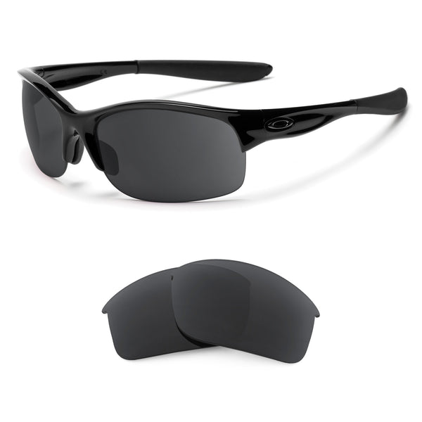 小物 OAKLEY COMMIT SQUARE Commit® Square Prizm Golf Lenses, Polished White Frame Sunglasses