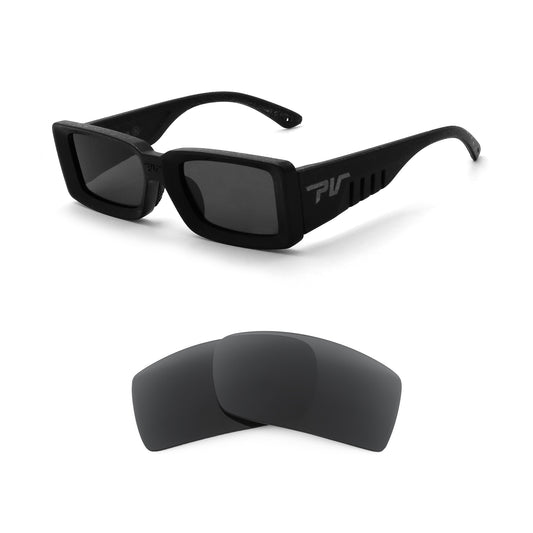 Revant replacement lenses compatible with Pit Viper Low Bones