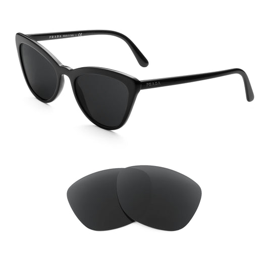 Revant replacement lenses compatible with Prada Pr 01vs