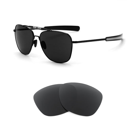Randolph Engineering Aviator II 61mm sunglasses with replacement lenses