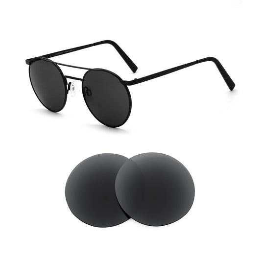 Randolph Engineering P3 Shadow 51mm sunglasses with replacement lenses
