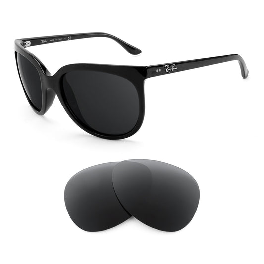 Ray-Ban Cats 1000 RB4126 57mm sunglasses with replacement lenses