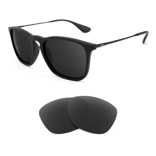 Ray-Ban Chris RB4187 54mm sunglasses with replacement lenses