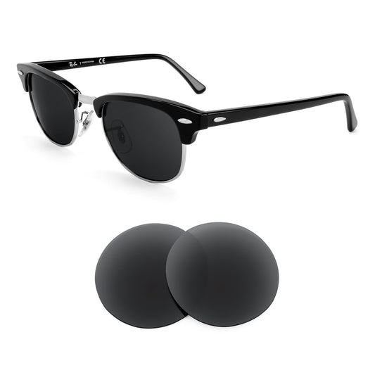 Ray-Ban Clubmaster RB5154 49mm sunglasses with replacement lenses