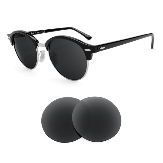 Ray-Ban Clubround RB4246 51mm sunglasses with replacement lenses