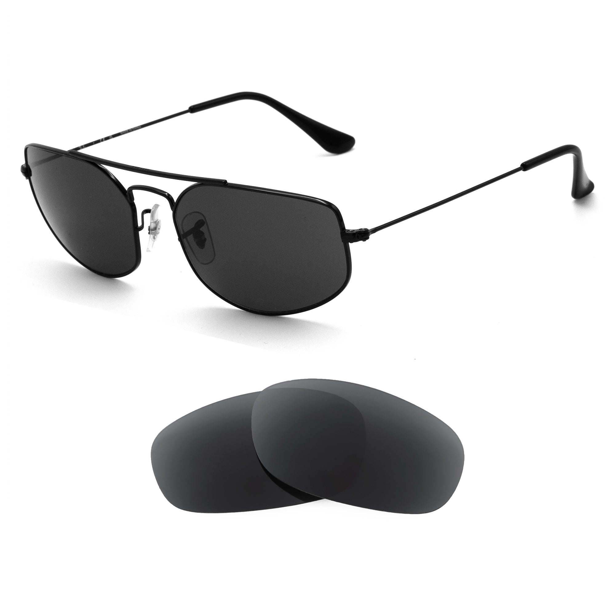 Ray-Ban Explorer V RB3845 57mm Replacement Lenses by Revant Optics