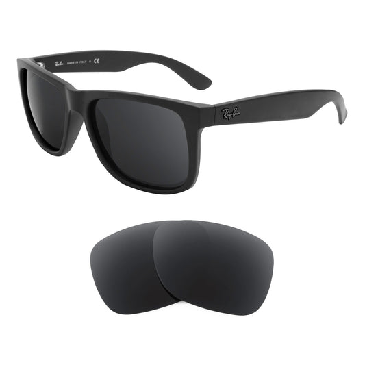 Revant replacement lenses compatible with Ray Ban Justin Rb4165 54mm