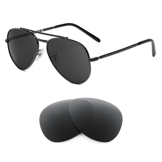 Ray-Ban New Aviator RB3625 55mm sunglasses with replacement lenses