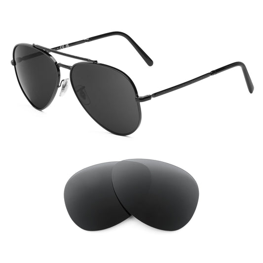 Revant replacement lenses compatible with Ray Ban New Aviator Rb3625 62mm