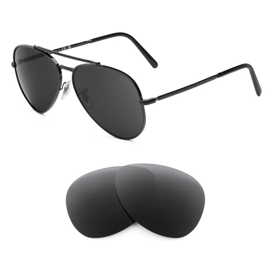 Ray-Ban New Aviator RB3625 62mm sunglasses with replacement lenses