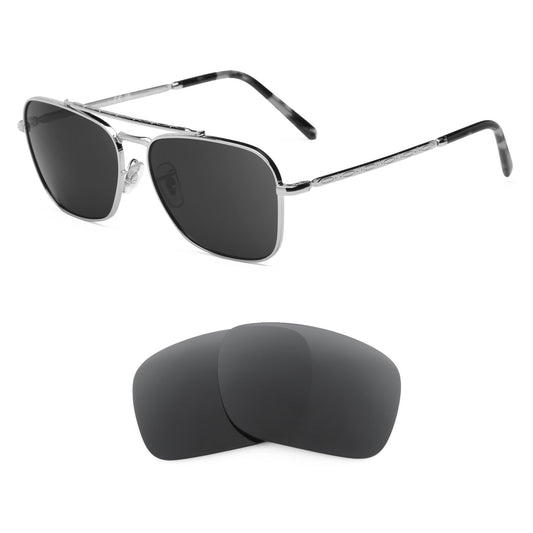 Ray-Ban New Caravan RB3636 58mm sunglasses with replacement lenses