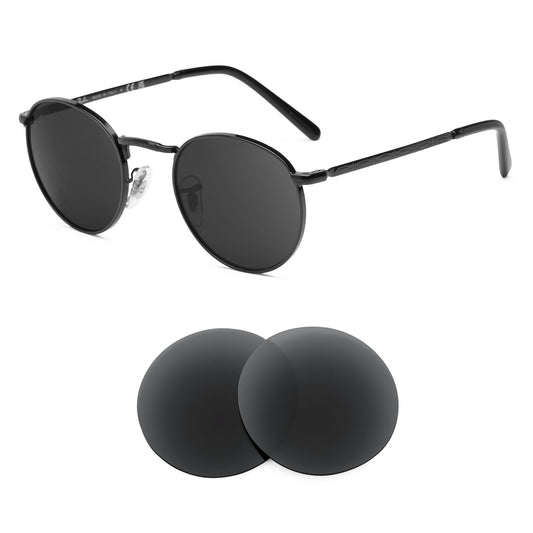Ray-Ban New Round RB3637 47mm sunglasses with replacement lenses