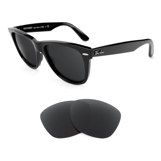 Ray-Ban Original Wayfarer RB2140 54mm sunglasses with replacement lenses