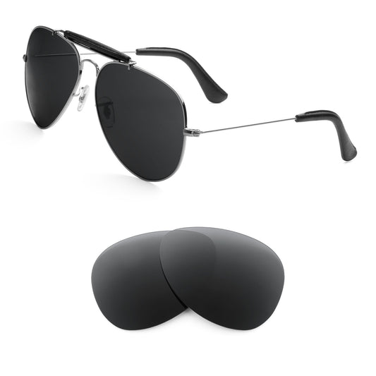 Ray-Ban Outdoorsman Craft RB3422Q 62mm sunglasses with replacement lenses