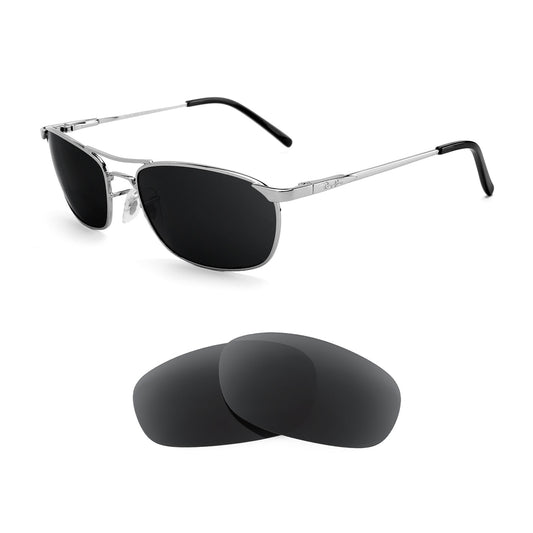 Revant replacement lenses compatible with Ray Ban Rb3132 56mm