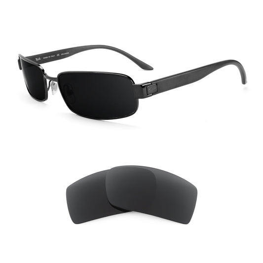 Revant replacement lenses compatible with Ray Ban Rb3256 58mm