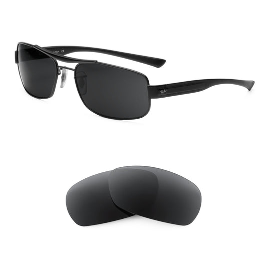 Revant replacement lenses compatible with Ray Ban Rb3302 58mm