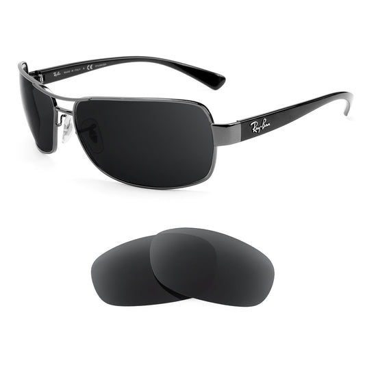Revant replacement lenses compatible with Ray Ban Rb3379 64mm