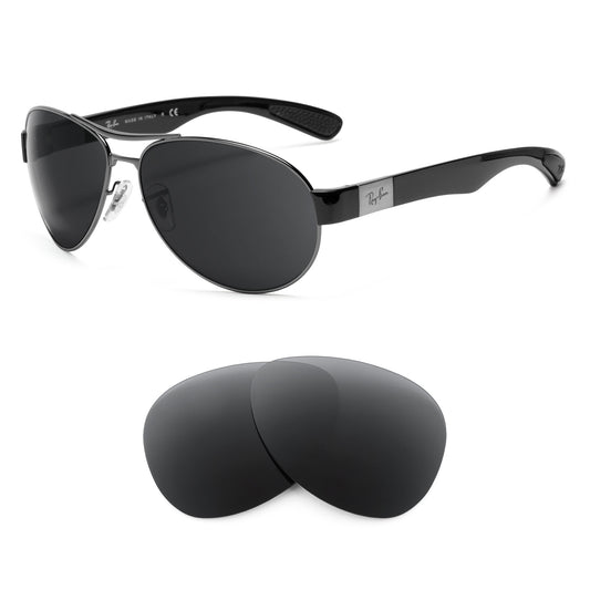 Revant replacement lenses compatible with Ray Ban Rb3509 63mm