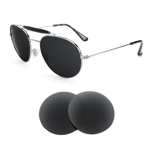 Revant replacement lenses compatible with Ray Ban Rb3540 53mm