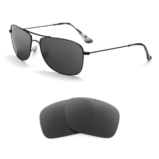 Revant replacement lenses compatible with Ray Ban Rb3543 59mm