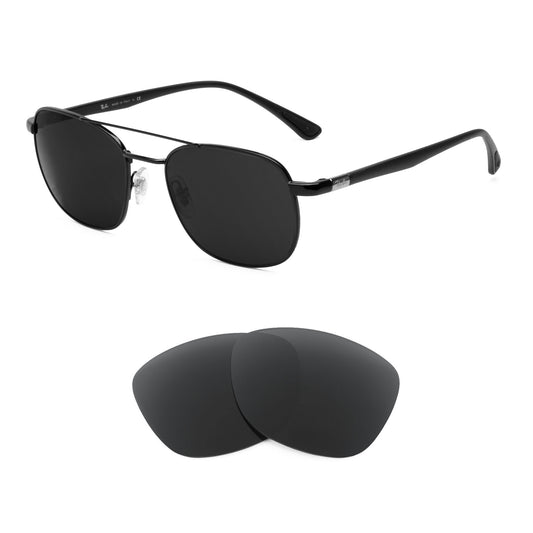 Revant replacement lenses compatible with Ray Ban Rb3670 54mm