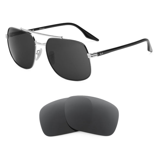 Revant replacement lenses compatible with Ray Ban Rb3699 59mm