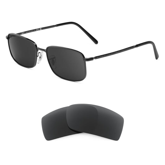 Revant replacement lenses compatible with Ray Ban Rb3717 57mm