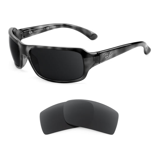 Revant replacement lenses compatible with Ray Ban Rb4075 61mm