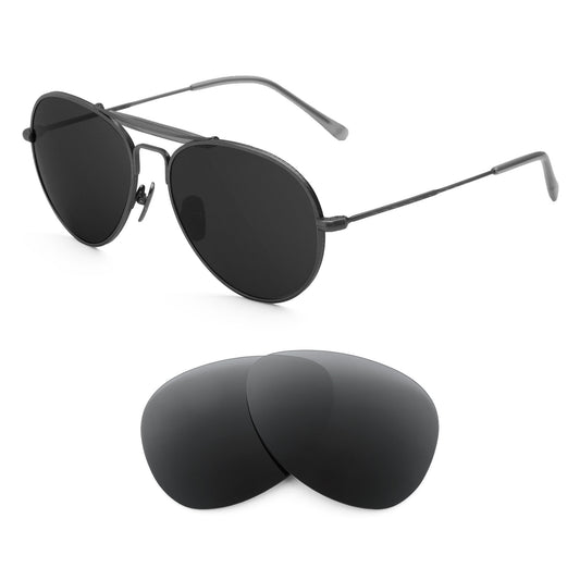 Revant replacement lenses compatible with Ray Ban Rb8063 Titanium 55mm