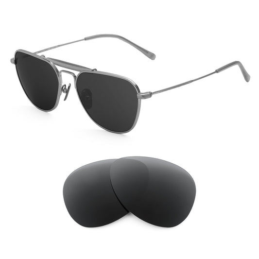 Revant replacement lenses compatible with Ray Ban Rb8064 Titanium 53mm