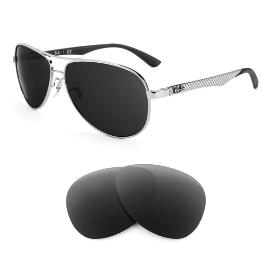 Revant replacement lenses compatible with Ray Ban Rb8313 58mm