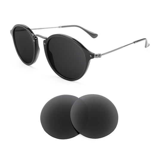 Revant replacement lenses compatible with Ray Ban Round Fleck Rb2447 49mm
