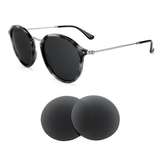 Revant replacement lenses compatible with Ray Ban Round Fleck Rb2447 52mm