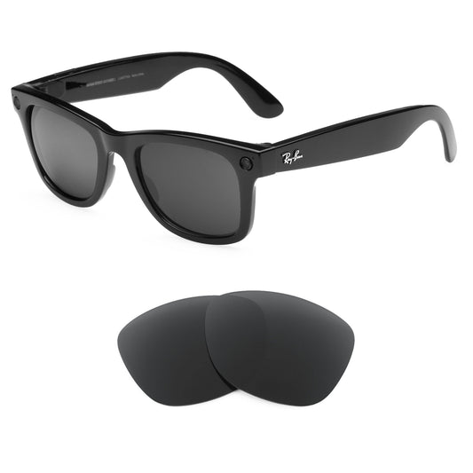 Ray-Ban Stories Wayfarer RW4002 50mm sunglasses with replacement lenses
